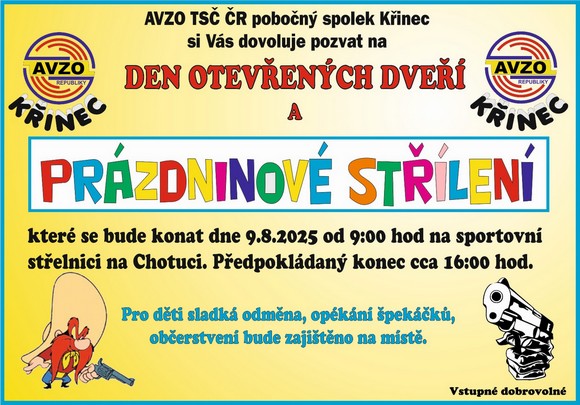 Den otev�en�ch dve�� AVZO K�inec 